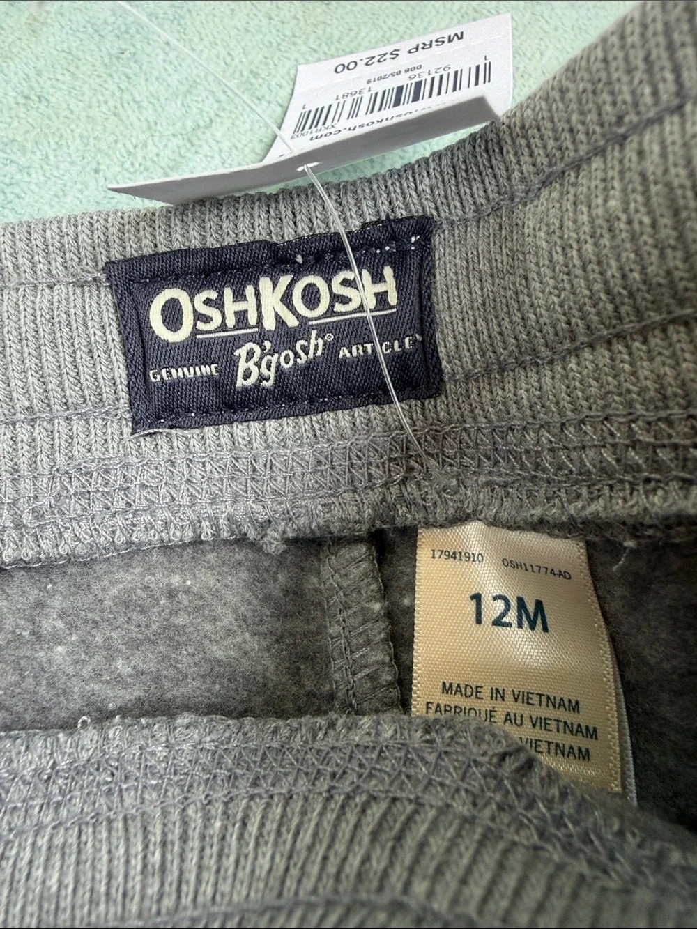 OshKosh B'gosh Toddler Gray Sweatpants Joggers